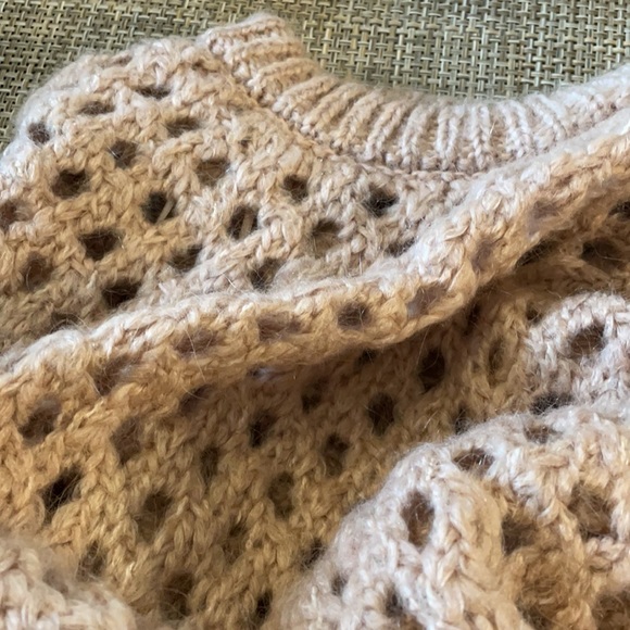 Wool and mohair Reserved sweater chunky soft - Picture 12 of 12